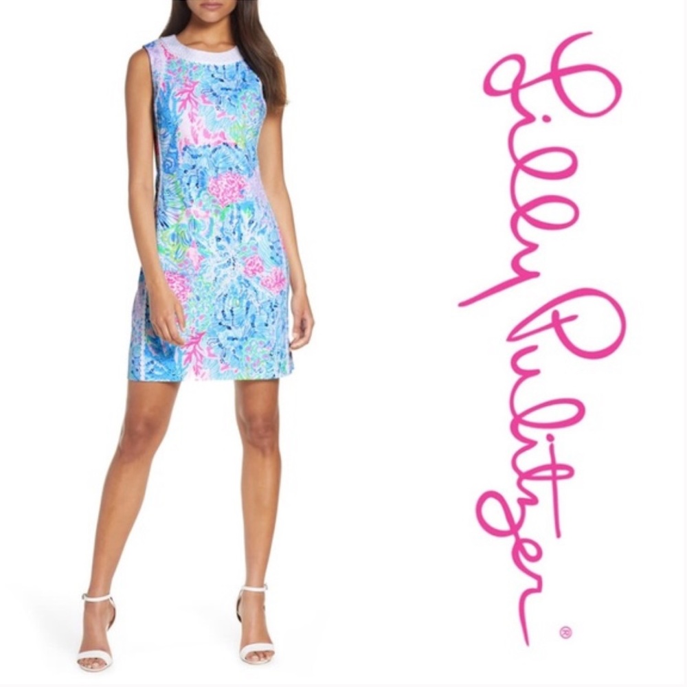 NWTs! Lilly Pulitzer Mila Stretch Shift Dress in Sink or Swim